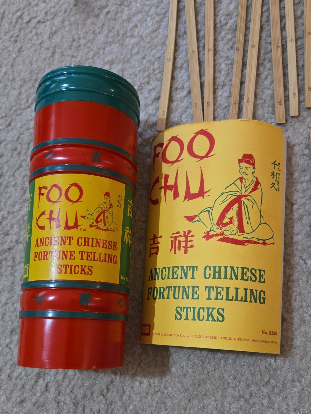 Vintage Foo Chu Fortune Game